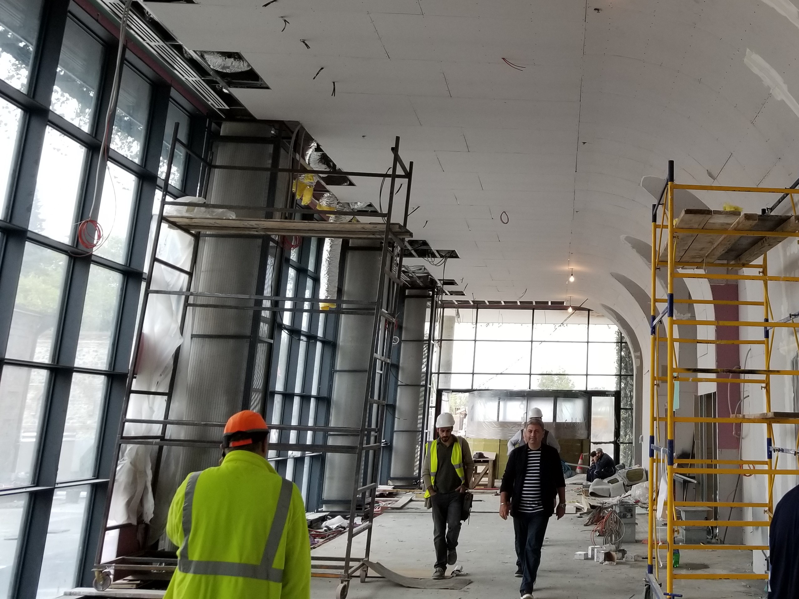 Our team visited the Radisson collection constructing process in Tsinandali