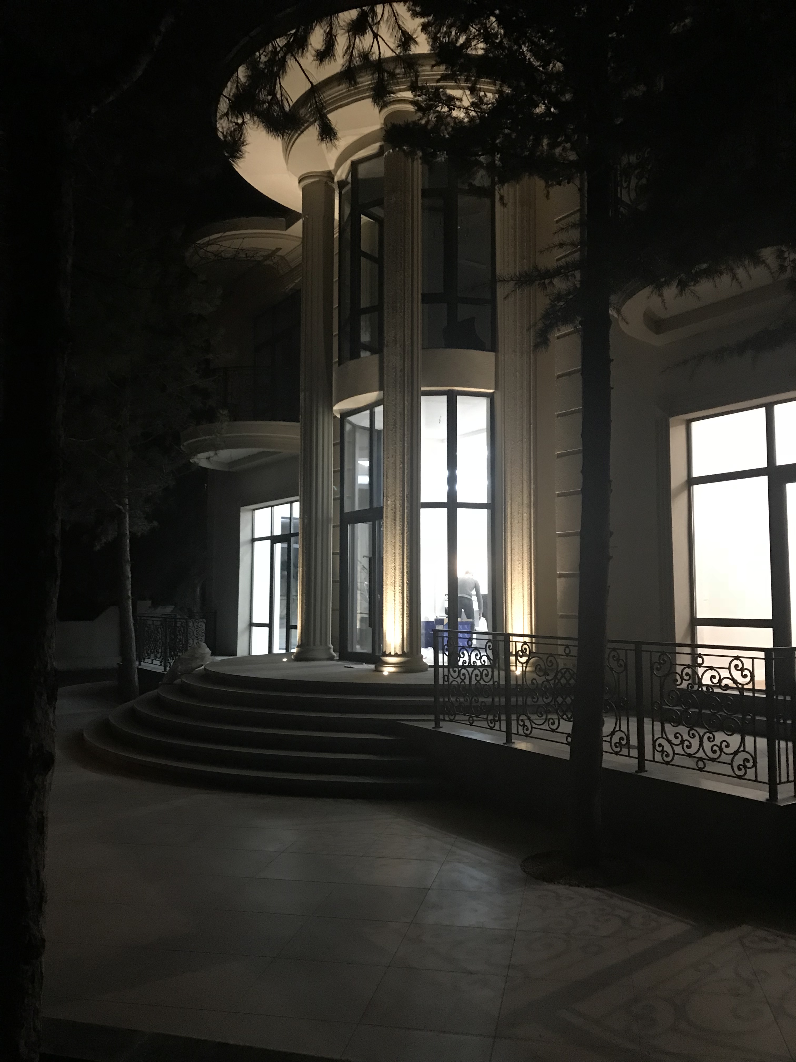 The construction of the French Country House has started in Vake